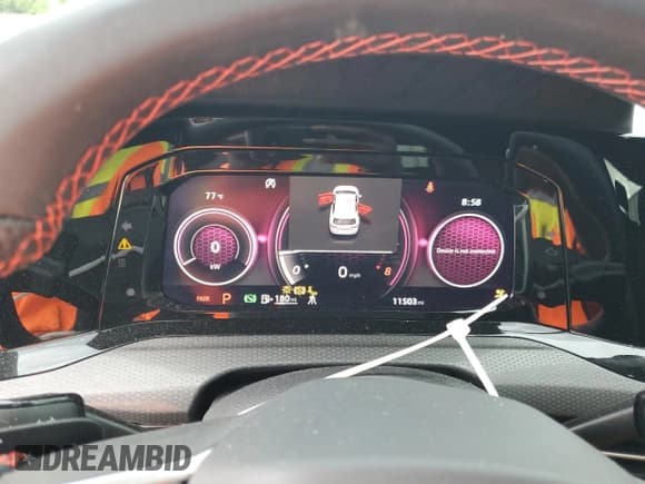 ✅ 2024 Volkswagen Golf GTI SE • VIN: WVWRA7CD3RW160024 • Lot: 63021025. Wystawiony na Copart z przebiegiem 11 503 mil. Bezpłatny archiwum sprzedaży aukcyjnych z USA i szczegółowy raport historii pojazdu na DreamBid. Zdjęcie 9.