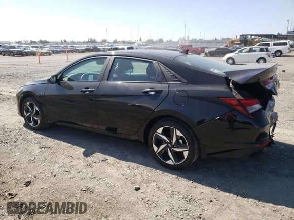 2023 Hyundai Elantra SEL with VIN KMHLS4AG0PU624048, listed as a Copart auction lot 81718125 with 49,631 mi miles and Salvage title. Bid and sale history available at DreamBid. Image 2.