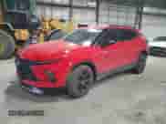 2024 Chevrolet Blazer LT z VIN 3GNKBJR44RS171295, wystawiony jako Copart lot #47431225 z przebiegiem 18 699 mil mil oraz Szkoda całkowita • Salvage title. Historia ofert i sprzedaży dostępna na DreamBid. Obrazek 1.