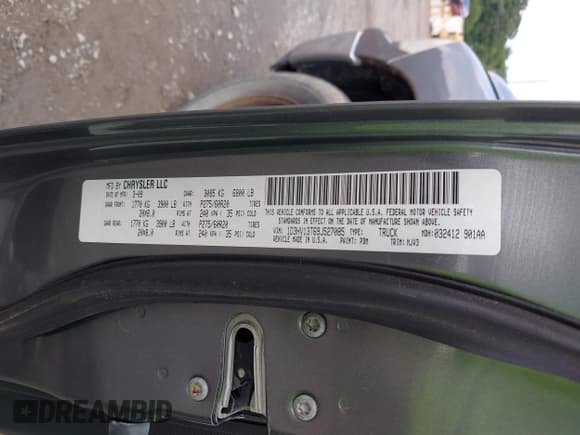 ✅ 2009 Dodge 1500 Laramie • VIN: 1D3HV13T69J527085 • Lot: 42557525. Wystawiony na IAAI z przebiegiem 100 750 mil. Bezpłatny archiwum sprzedaży aukcyjnych z USA i szczegółowy raport historii pojazdu na DreamBid. Zdjęcie 9.
