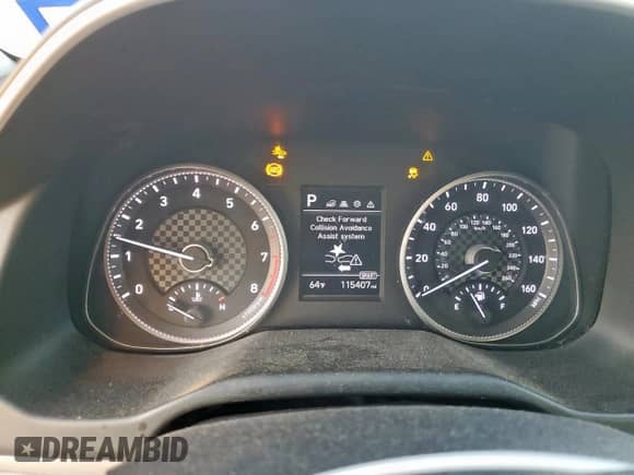 2019 Hyundai Elantra SEL with VIN KMHD84LF0KU736817, listed as a Copart auction lot 81884965 with 115,407 mi miles and Salvage title. Bid and sale history available at DreamBid. Image 9.