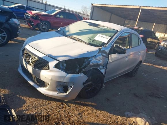 ✅ 2020 Mitsubishi Mirage SE • VIN: ML32F4FJ1LHF11923 • Lot: 41311166. Listed on IAAI with 84,367 mi. Free auction sales archive from the USA and detailed vehicle history report at DreamBid. Image 2.