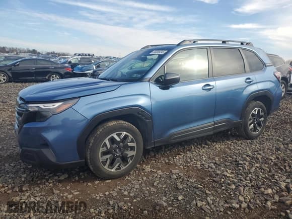 ✅ 2025 Subaru Forester Premium • VIN: JF2SLDDC0SH533614 • Lot: 93395545. Listed on Copart with 7,845 mi. Free auction sales archive from the USA and detailed vehicle history report at DreamBid. Image 1.
