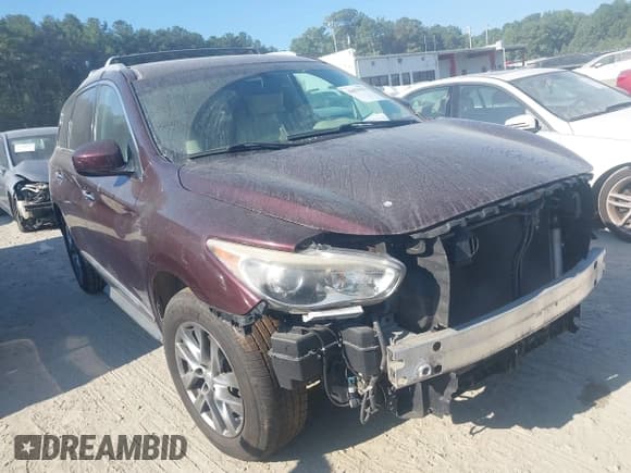 ✅ 2014 Infiniti QX60 • VIN: 5N1AL0MN3EC501161 • Лот: 43079932. Опубликован ранее на IAAI с пробегом 180 902 миль. Бесплатный доступ к архиву аукционных продаж из США и подробный отчёт об истории автомобиля на DreamBid. Изображение 1.