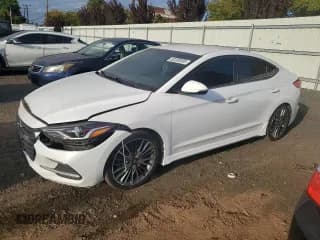 ✅ 2017 Hyundai Elantra Sport • VIN: KMHD04LB3HU332133 • Lot: 82200305. Listed on Copart with 112,367 mi. Free auction sales archive from the USA and detailed vehicle history report at DreamBid. Image 1.