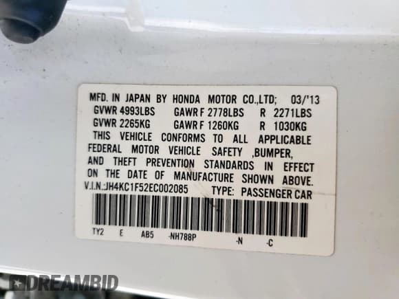 ✅ 2014 Acura RLX Technology • VIN: JH4KC1F52EC002085 • Lot: 60101715. Wystawiony na Copart z przebiegiem 183 458 mil. Bezpłatny archiwum sprzedaży aukcyjnych z USA i szczegółowy raport historii pojazdu na DreamBid. Zdjęcie 12.