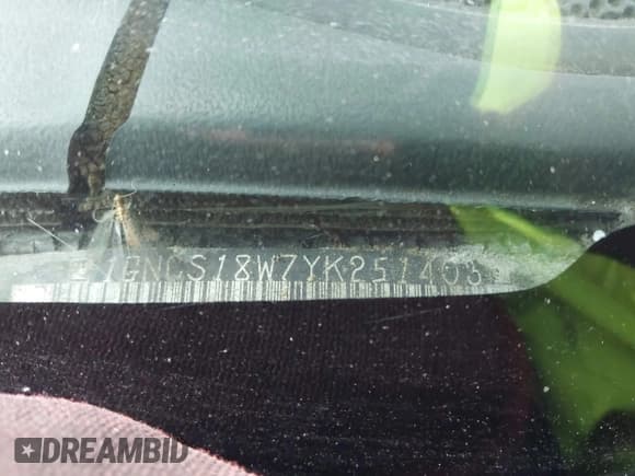 ✅ 2000 Chevrolet Blazer LS • VIN: 1GNCS18W7YK251403 • Lot: 43525929. Listed on IAAI with 256,798 mi. Free auction sales archive from the USA and detailed vehicle history report at DreamBid. Image 9.