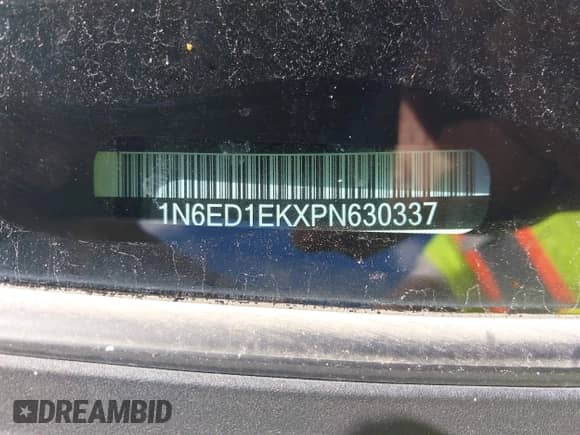 ✅ 2023 Nissan Frontier SV • VIN: 1N6ED1EKXPN630337 • Lot: 43387005. Listed on IAAI with 41,703 mi. Free auction sales archive from the USA and detailed vehicle history report at DreamBid. Image 9.