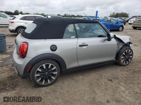 ✅ 2023 MINI Convertible Cooper S • VIN: WMW43DL07P3R10231 • Lot: 72804794. Listed on Copart with 7,460 mi. Free auction sales archive from the USA and detailed vehicle history report at DreamBid. Image 3.