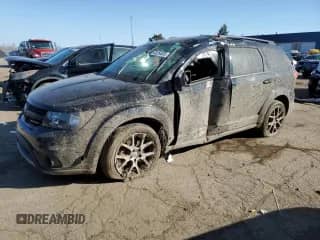 2015 Dodge Journey R/T z VIN 3C4PDCEG1FT631992, wystawiony jako Copart lot #53254835 z przebiegiem 90 279 mil mil oraz Szkoda całkowita • Salvage title. Historia ofert i sprzedaży dostępna na DreamBid. Obrazek 1.