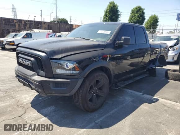 2021 Ram 1500 Warlock z VIN 1C6RR6GT7MS504076, wystawiony jako Copart lot #68470805 z przebiegiem 80 571 mil mil oraz Szkoda całkowita • Salvage title. Historia ofert i sprzedaży dostępna na DreamBid. Obrazek 1.