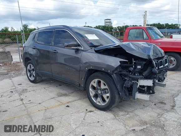 ✅ 2021 Jeep Compass Limited • VIN: 3C4NJCCB9MT573621 • Lot: 42233718. Listed on IAAI with 55,970 mi. Free auction sales archive from the USA and detailed vehicle history report at DreamBid. Image 1.