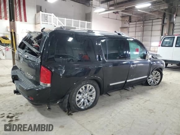 ✅ 2015 Nissan Armada Platinum • VIN: 5N1BA0NF1FN617966 • Лот: 68079515. Опубликован ранее на Copart с пробегом Не указан. Бесплатный доступ к архиву аукционных продаж из США и подробный отчёт об истории автомобиля на DreamBid. Изображение 3.