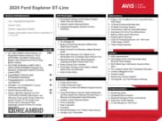 ✅ 2025 Ford Explorer ST-Line • VIN: 1FMUK8KHXSGB37949 • Lot: 84734655. Wystawiony na Copart z przebiegiem 15 937 mil. Bezpłatny archiwum sprzedaży aukcyjnych z USA i szczegółowy raport historii pojazdu na DreamBid. Zdjęcie 13.