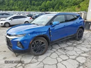 ✅ 2019 Chevrolet Blazer RS • VIN: 3GNKBJRS8KS609322 • Лот: 64393555. Опубликован ранее на Copart с пробегом 114 296 миль. Бесплатный доступ к архиву аукционных продаж из США и подробный отчёт об истории автомобиля на DreamBid. Изображение 1.