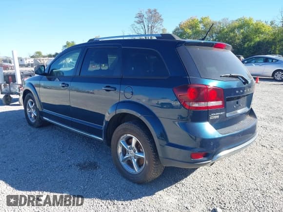 ✅ 2015 Dodge Journey Crossroad • VIN: 3C4PDCGG2FT724971 • Lot: 43475601. Listed on IAAI with 112,887 mi. Free auction sales archive from the USA and detailed vehicle history report at DreamBid. Image 3.