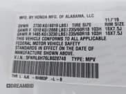 ✅ 2020 Honda Odyssey EX-L • VIN: 5FNRL6H76LB028748 • Lot: 42111382. Wystawiony na IAAI z przebiegiem 67 887 mil. Bezpłatny archiwum sprzedaży aukcyjnych z USA i szczegółowy raport historii pojazdu na DreamBid. Zdjęcie 9.