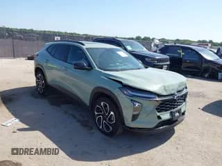 2024 Chevrolet Trax 2RS with VIN KL77LJE25RC223004, listed as a IAAI auction lot 42866101 with 12,486 mi miles and . Bid and sale history available at DreamBid. Image 1.