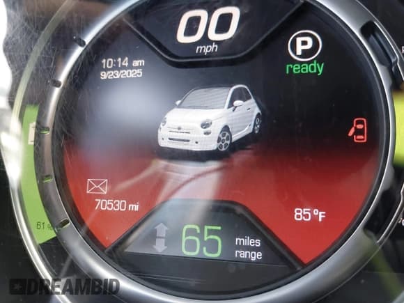 ✅ 2016 FIAT 500e • VIN: 3C3CFFGE2GT197772 • Лот: 43257260. Опубликован ранее на IAAI с пробегом 70 530 миль. Бесплатный доступ к архиву аукционных продаж из США и подробный отчёт об истории автомобиля на DreamBid. Изображение 7.