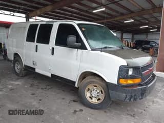 ✅ 2014 Chevrolet Express Cargo • VIN: 1GCWGFCA4E1208087 • Lot: 43831417. Listed on IAAI with 255,865 mi. Free auction sales archive from the USA and detailed vehicle history report at DreamBid. Image 1.