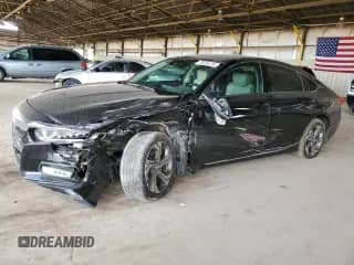 2018 Honda Accord EX-L z VIN 1HGCV1F52JA050905, wystawiony jako Copart lot #56354755 z przebiegiem 78 610 mil mil oraz Szkoda całkowita • Salvage title. Historia ofert i sprzedaży dostępna na DreamBid. Obrazek 1.