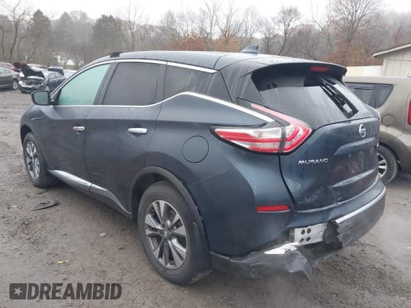 ✅ 2018 Nissan Murano SV • VIN: 5N1AZ2MH6JN151169 • Lot: 43710414. Listed on IAAI with 50,853 mi. Free auction sales archive from the USA and detailed vehicle history report at DreamBid. Image 3.