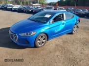 ✅ 2017 Hyundai Elantra SE • VIN: KMHD84LF0HU224547 • Lot: 43372298. Listed on IAAI with 75,414 mi. Free auction sales archive from the USA and detailed vehicle history report at DreamBid. Image 2.