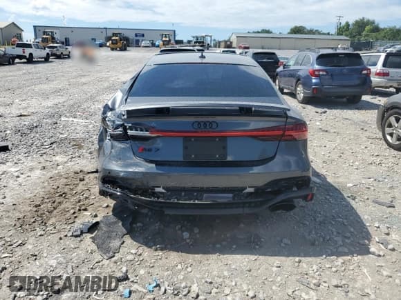 ✅ 2024 Audi RS 7 performance • VIN: WUAPDBF22RN906063 • Lot: 65496435. Listed on Copart with 9,937 mi. Free auction sales archive from the USA and detailed vehicle history report at DreamBid. Image 6.