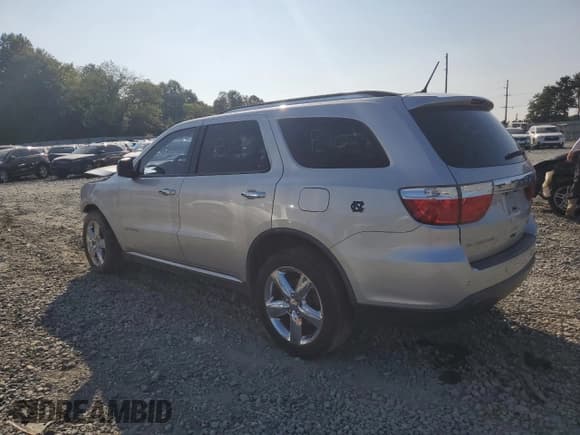 ✅ 2012 Dodge Durango Citadel • VIN: 1C4RDHEG9CC306245 • Lot: 68338204. Listed on Copart with 183,382 mi. Free auction sales archive from the USA and detailed vehicle history report at DreamBid. Image 2.