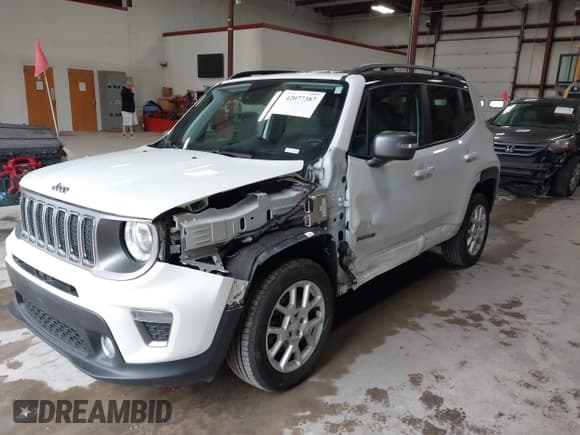 ✅ 2021 Jeep Renegade Limited • VIN: ZACNJDD19MPM21287 • Lot: 42077387. Listed on IAAI with 44,208 mi. Free auction sales archive from the USA and detailed vehicle history report at DreamBid. Image 6.