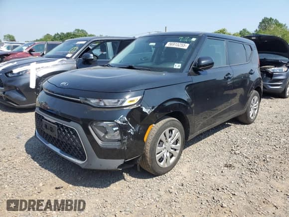 ✅ 2020 Kia Soul LX • VIN: KNDJ23AU5L7124018 • Lot: 56915255. Wystawiony na Copart z przebiegiem 57 095 mil. Bezpłatny archiwum sprzedaży aukcyjnych z USA i szczegółowy raport historii pojazdu na DreamBid. Zdjęcie 1.