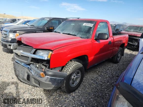 ✅ 2004 Chevrolet Silverado 1500 Work Truck • VIN: 1GCEK14V04Z238766 • Lot: 82444485. Listed on Copart with 106,208 mi. Free auction sales archive from the USA and detailed vehicle history report at DreamBid. Image 1.