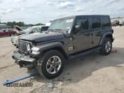 ✅ 2022 Jeep Wrangler Unlimited Sahara • VIN: 1C4HJXEG1NW156485 • Lot: 53895925. Listed on Copart with 45,564 mi. Free auction sales archive from the USA and detailed vehicle history report at DreamBid. Image 1.