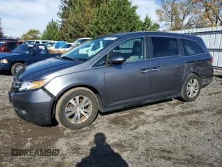 ✅ 2014 Honda Odyssey EX-L • VIN: 5FNRL5H67EB043862 • Lot: 90995925. Listed on Copart with 101,535 mi. Free auction sales archive from the USA and detailed vehicle history report at DreamBid. Image 1.