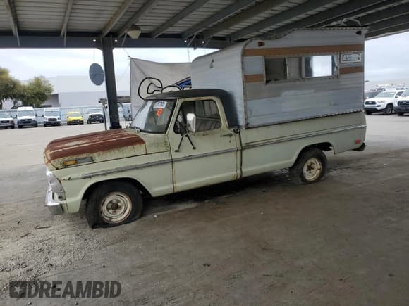 ✅ 1969 Ford F-150 • VIN: F10YRF80474 • Lot: 92677805. Listed on Copart with 25,680 mi. Free auction sales archive from the USA and detailed vehicle history report at DreamBid. Image 1.