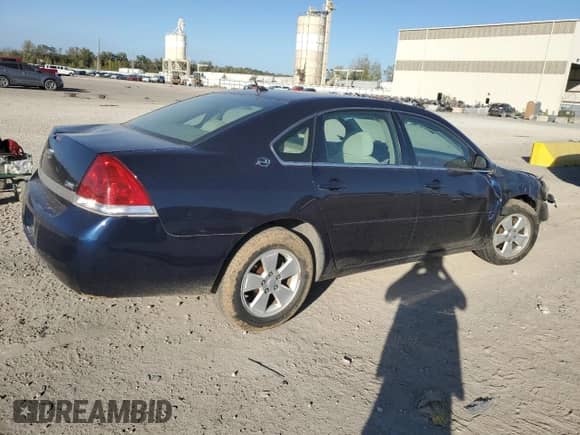 2007 Chevrolet Impala LT с VIN 2G1WT58K479414881, выставлен на аукционе Copart как лот 81981855 с пробегом 93 159 миль миль и Списание • Salvage title. История ставок и продаж доступна на DreamBid. Изображение 3.