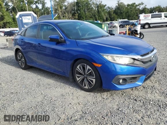✅ 2018 Honda Civic EX-T • VIN: 19XFC1E38JE001593 • Lot: 81925455. Listed on Copart with 143,936 mi. Free auction sales archive from the USA and detailed vehicle history report at DreamBid. Image 4.
