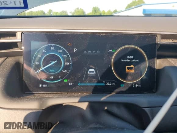 2024 Hyundai Tucson Limited с VIN KM8JECD18RU244751, выставлен на аукционе Copart как лот 69313365 с пробегом 2 134 миль миль и Списание • Salvage title. История ставок и продаж доступна на DreamBid. Изображение 9.