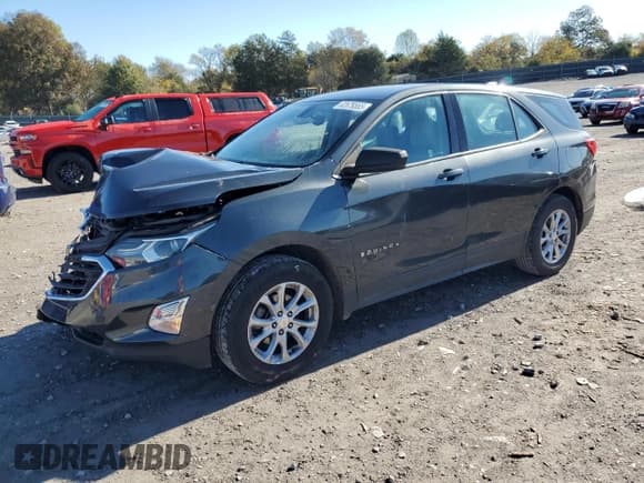 ✅ 2019 Chevrolet Equinox LS • VIN: 3GNAXSEV0KL216668 • Лот: 82679555. Опубликован ранее на Copart с пробегом 150 156 миль. Бесплатный доступ к архиву аукционных продаж из США и подробный отчёт об истории автомобиля на DreamBid. Изображение 1.