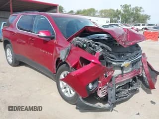 ✅ 2021 Chevrolet Traverse LT Cloth • VIN: 1GNEVGKW6MJ240355 • Lot: 43337703. Wystawiony na IAAI z przebiegiem 38 563 mil. Bezpłatny archiwum sprzedaży aukcyjnych z USA i szczegółowy raport historii pojazdu na DreamBid. Zdjęcie 1.