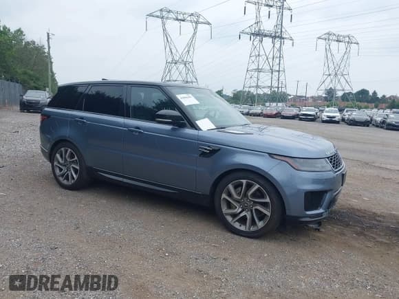 ✅ 2020 Land Rover Range Rover Sport HSE • VIN: SALWR2SU8LA894302 • Lot: 42886495. Listed on IAAI with 63,873 mi. Free auction sales archive from the USA and detailed vehicle history report at DreamBid. Image 1.