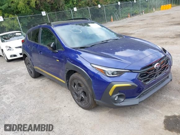 ✅ 2024 Subaru Crosstrek Special Sports • VIN: 4S4GUHF61R3825209 • Lot: 43218493. Listed on IAAI with 17,352 mi. Free auction sales archive from the USA and detailed vehicle history report at DreamBid. Image 1.