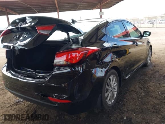 ✅ 2015 Hyundai Elantra SE • VIN: KMHDH4AE5FU436478 • Lot: 43263779. Listed on IAAI with 99,325 mi. Free auction sales archive from the USA and detailed vehicle history report at DreamBid. Image 4.