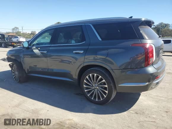 2023 Hyundai Palisade Calligraphy с VIN KM8R7DGEXPU506980, выставлен на аукционе Copart как лот 75437294 с пробегом 60 512 миль миль и Списание • Salvage title. История ставок и продаж доступна на DreamBid. Изображение 2.
