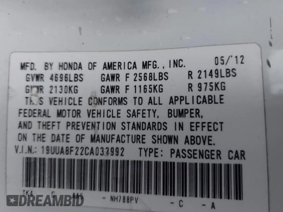 ✅ 2012 Acura TL Auto • VIN: 19UUA8F22CA033992 • Lot: 43724641. Wystawiony na IAAI z przebiegiem Nie podano. Bezpłatny archiwum sprzedaży aukcyjnych z USA i szczegółowy raport historii pojazdu na DreamBid. Zdjęcie 9.