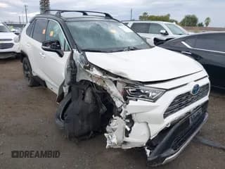 ✅ 2021 Toyota RAV4 Hybrid XSE • VIN: 4T3E6RFV9MU027176 • Lot: 43519719. Listed on IAAI with 63,527 mi. Free auction sales archive from the USA and detailed vehicle history report at DreamBid. Image 1.
