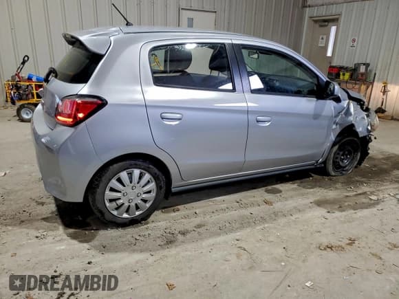 ✅ 2024 Mitsubishi Mirage ES • VIN: ML32AUHJ7RH008026 • Lot: 94341435. Listed on Copart with 30,141 mi. Free auction sales archive from the USA and detailed vehicle history report at DreamBid. Image 3.