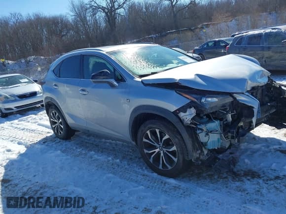 ✅ 2017 Lexus NX 200t • VIN: JTJBARBZ0H2125289 • Lot: 41632911. Listed on IAAI with 91,203 mi. Free auction sales archive from the USA and detailed vehicle history report at DreamBid. Image 1.