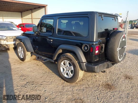 ✅ 2023 Jeep Wrangler Sport S • VIN: 1C4HJXAG2PW600837 • Lot: 43440856. Listed on IAAI with 9,979 mi. Free auction sales archive from the USA and detailed vehicle history report at DreamBid. Image 3.