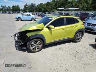 ✅ 2020 Hyundai Kona Ultimate • VIN: KM8K53A55LU538336 • Лот: 62890925. Опубликован ранее на Copart с пробегом 80 244 миль. Бесплатный доступ к архиву аукционных продаж из США и подробный отчёт об истории автомобиля на DreamBid. Изображение 1.